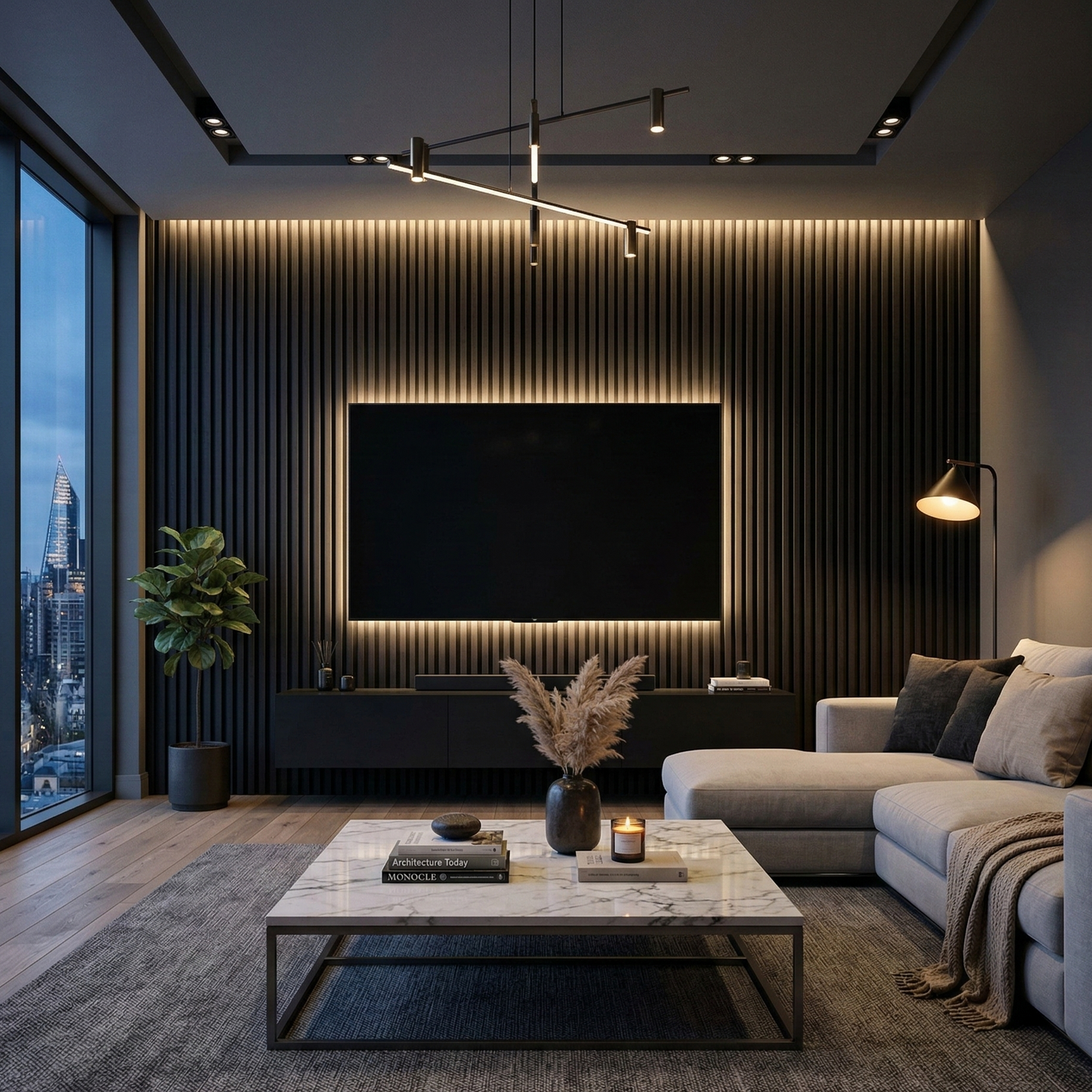 Panel Acústico de Madera Arquitectónico – 270 × 110 cm