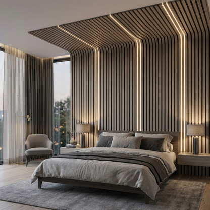 Panel Acústico de Madera Arquitectónico – 270 × 110 cm